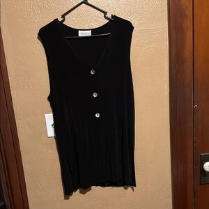 Chico's Black Sleeveless Top